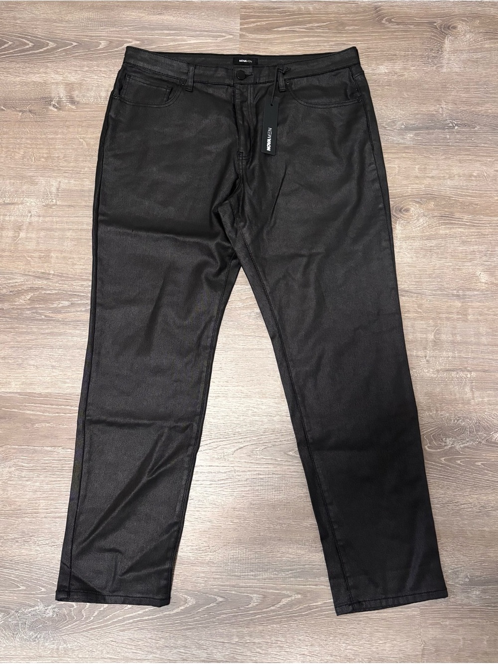 NOVAMEN Black Pants NWT Size 40 Slim Taper Jean